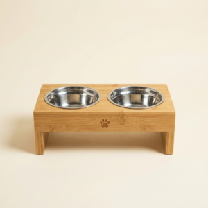 Bamboo Elevated Feeder